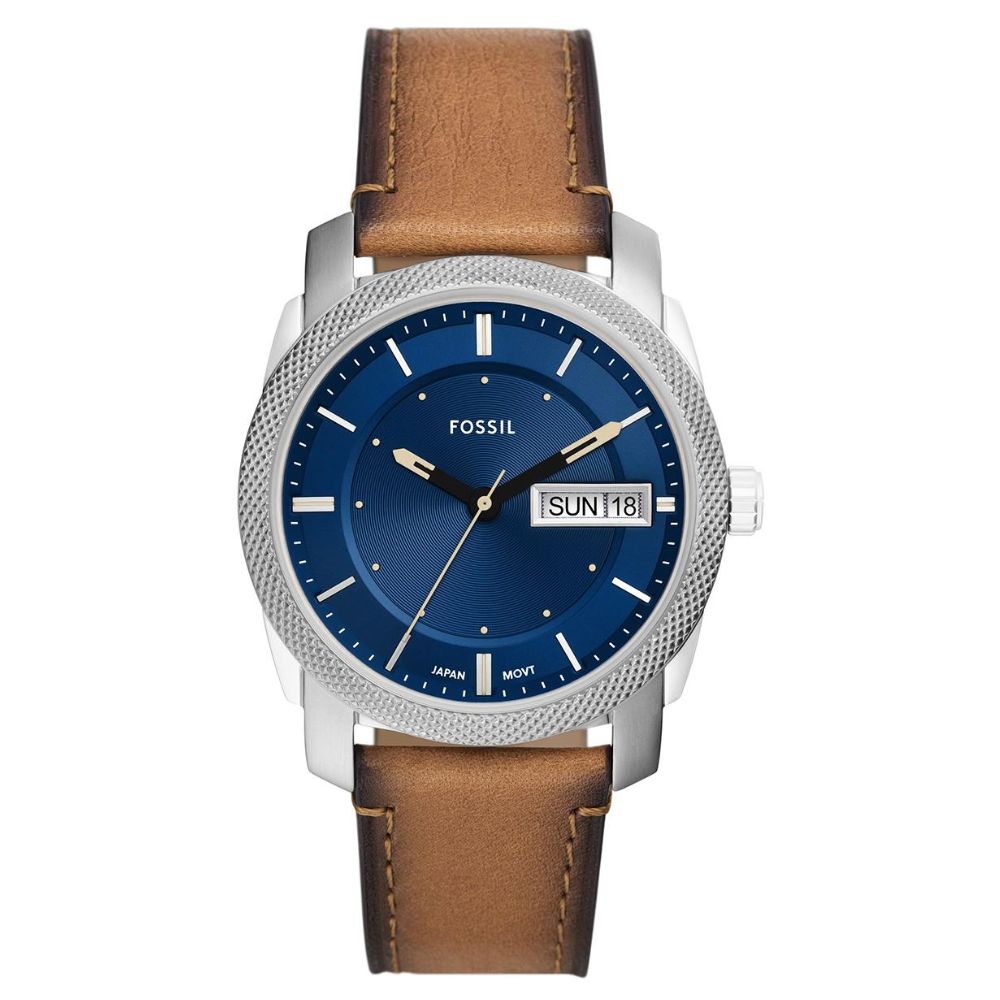 Muški sat Fossil FS5920 Muški sat Fossil FS5920 plavi brojčanik kožna narukvica