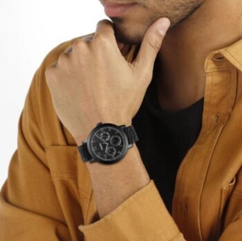 Muški sat Fossil BQ2631 crni hronograf Muški sat Fossil BQ2631 crni hronograf