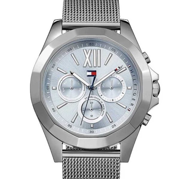 Tommy Hilfiger 1781846 ženski sat – srebrna boja i mrežasta narukvica