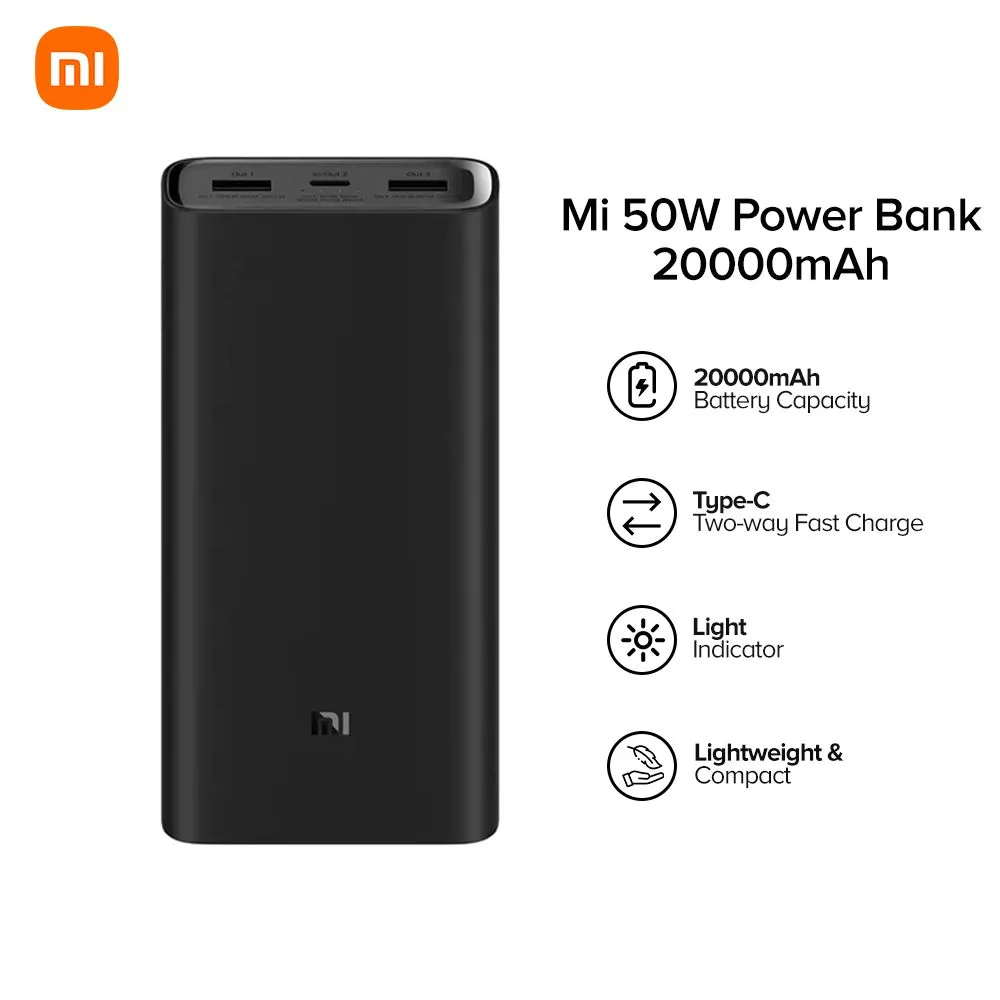 Power bank Xiaomi 50W 20000 mAh