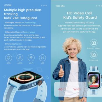 Dječiji pametni sat K36 4G sa GPS praćenjem Dječiji pametni sat K36 4G sa GPS praćenjem