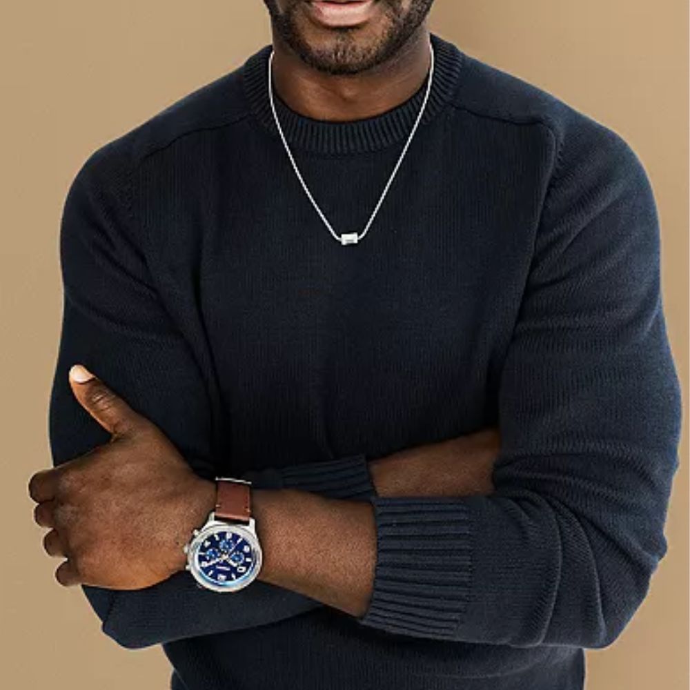 Muški sat Fossil BQ2799 plavi brojčanik hronograf