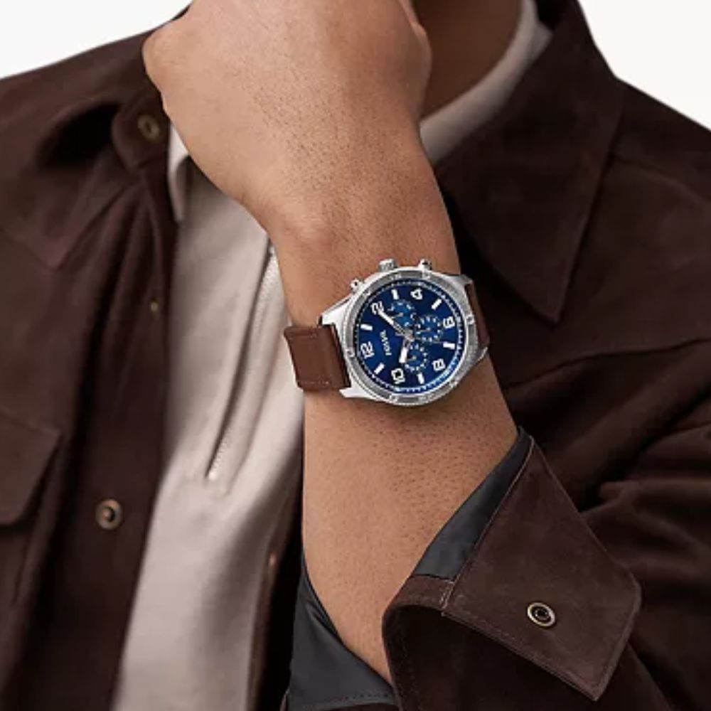 Muški sat Fossil BQ2799 plavi brojčanik hronograf