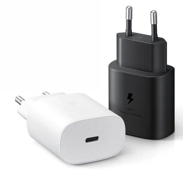 Original Samsung 25W adapter crni bijeli bulk pakovanje bez kutije