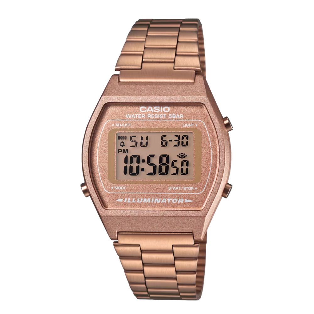 Casio B640WC-5ADF rose gold Cehajjic Visoko Casio B640WC-5ADF rose gold digitalni sat Vintage kolekcija