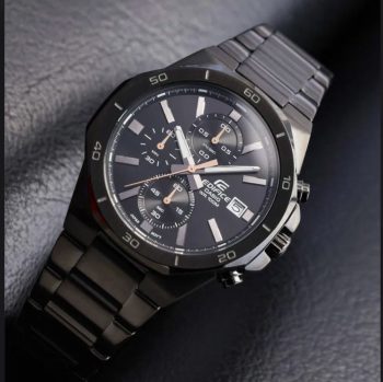 Casio EFV-640DC-1A muški Edifice kronograf full black Cehajic Visoko