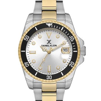 Daniel Klein DK.1.13880-5 ženski sat – dvobojni dizajn i crni prsten