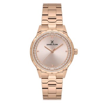 Daniel Klein DK.1.13897-6 ženski sat rose gold sa kristalima