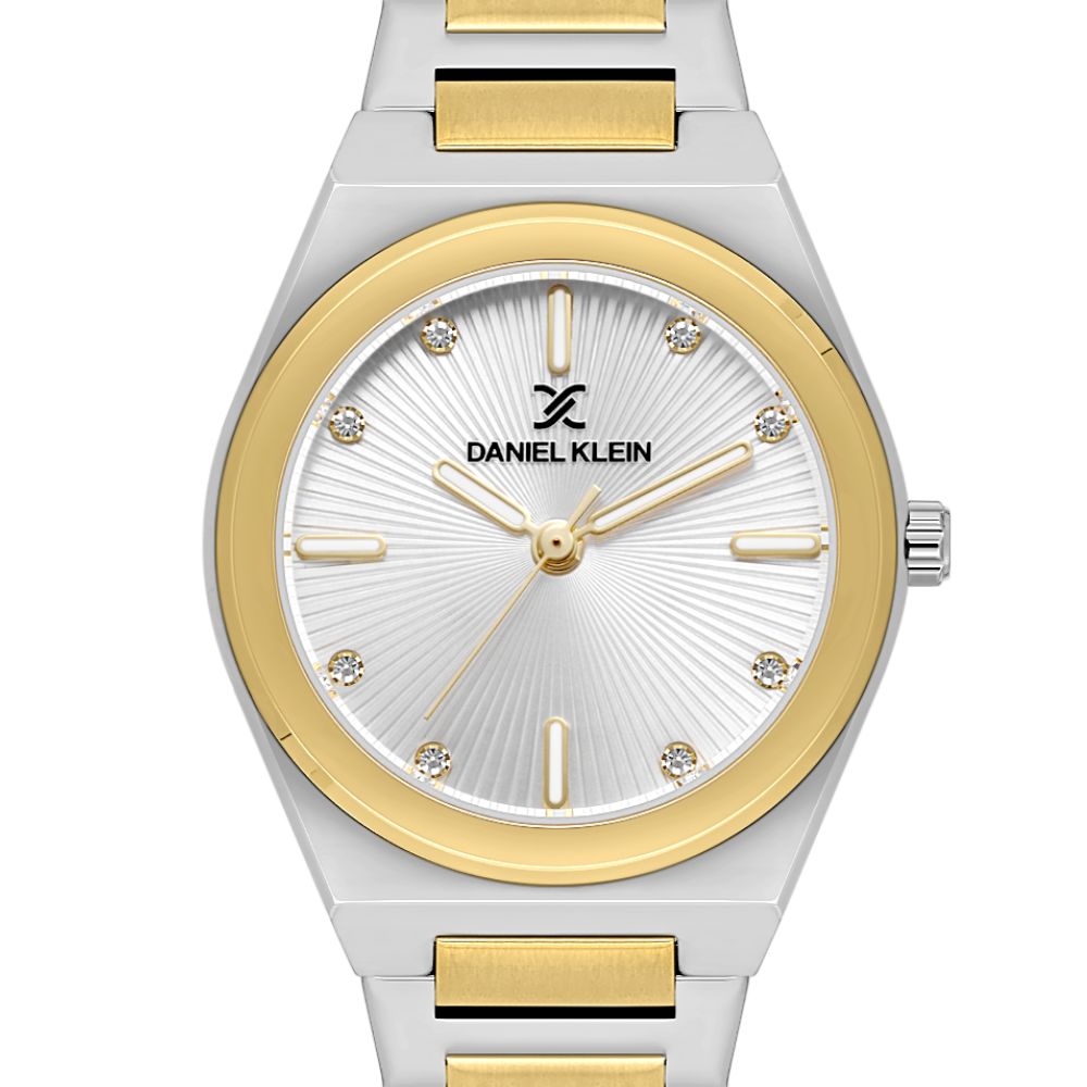 Daniel Klein DK.1.13900-5 ženski sa Daniel Klein DK.1.13900-5 ženski sat s dvobojnom narukvicom i srebrnim brojčanikom