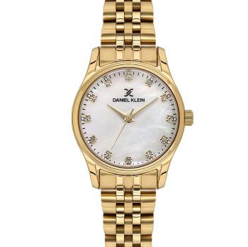 Daniel Klein DK.1.13914-3 ženski sat zlatne boje sa sedefnim brojčanikom