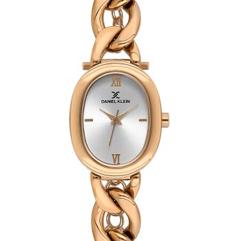 Daniel Klein DK.1.13915-5 ženski sat sa rose gold narukvicom i srebrnim brojčanikom