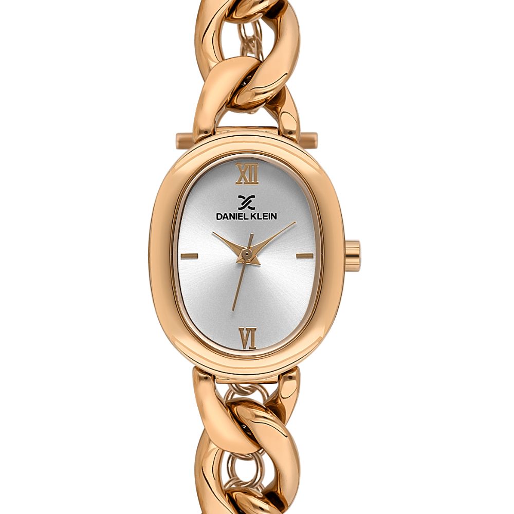 Daniel Klein DK.1.13915-5 Daniel Klein DK.1.13915-5 ženski sat sa rose gold narukvicom i srebrnim brojčanikom