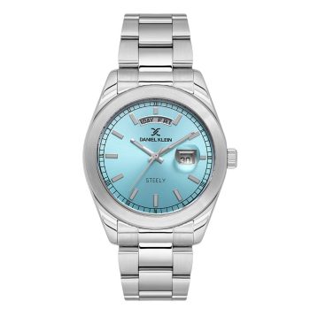 Daniel Klein DK.1.14025-5 muški sat čelična narukvica i plavi brojčanik