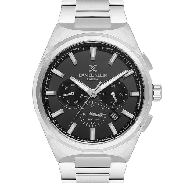 Daniel Klein DK.1.14069-2 muški sat od nehrđajućeg čelika sa crnim brojčanikom