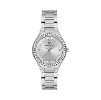 Daniel Klein DK.1.13765-1 ženski sat srebrni sa cirkonima