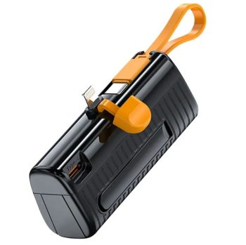 Mini powerbank iPhone 5000mAh crni s ugrađenim Lightning priključkom