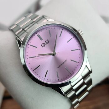Ženski sat Q&Q C10A-019PY roze brojčanik