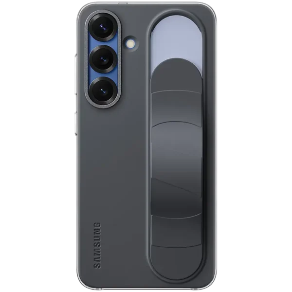 Original Samsung Galaxy S25 Standing Grip Case tamno siva boja