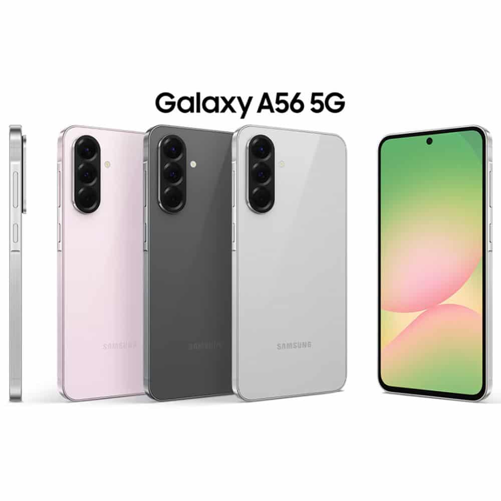Samsung Galaxy A56 5G zadnja strana u različitim bojama
