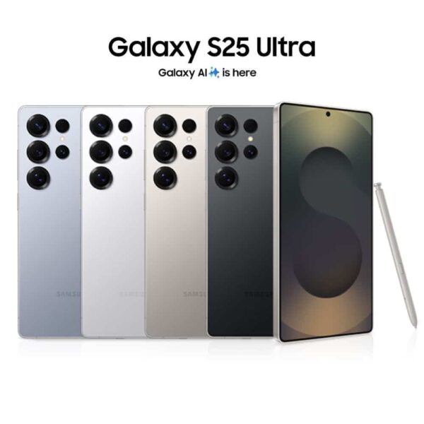 Samsung Galaxy S25 Ultra 5G zadnja strana u različitim bojama