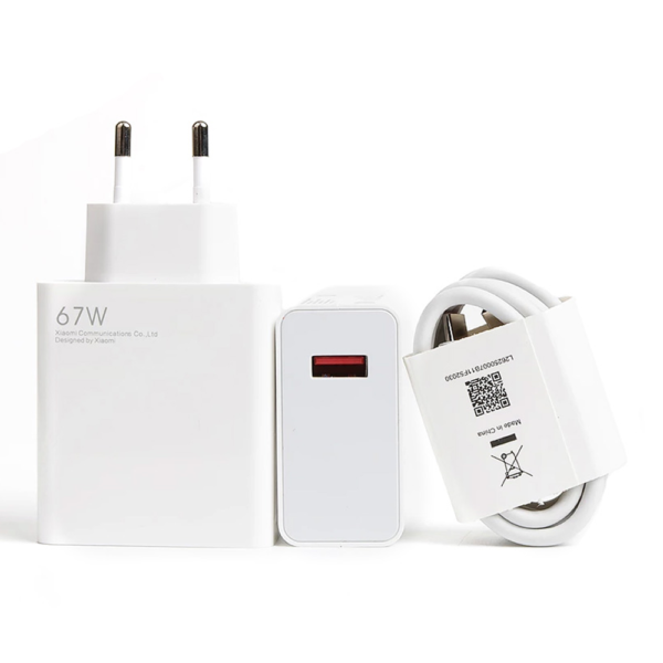 Originalni Xiaomi 67W HyperCharge adapter i 6A Type-C kabl