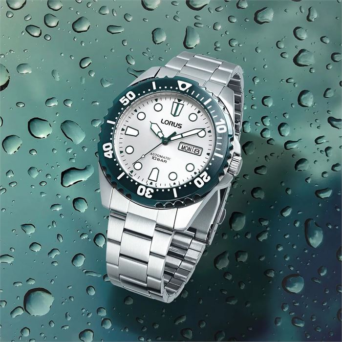 muski-sat-lorus-rl477bx-9-automatic-diver Muški sat Lorus RL477BX-9 sa bijelim brojčanikom, plavim bezelom i automatskim mehanizmom