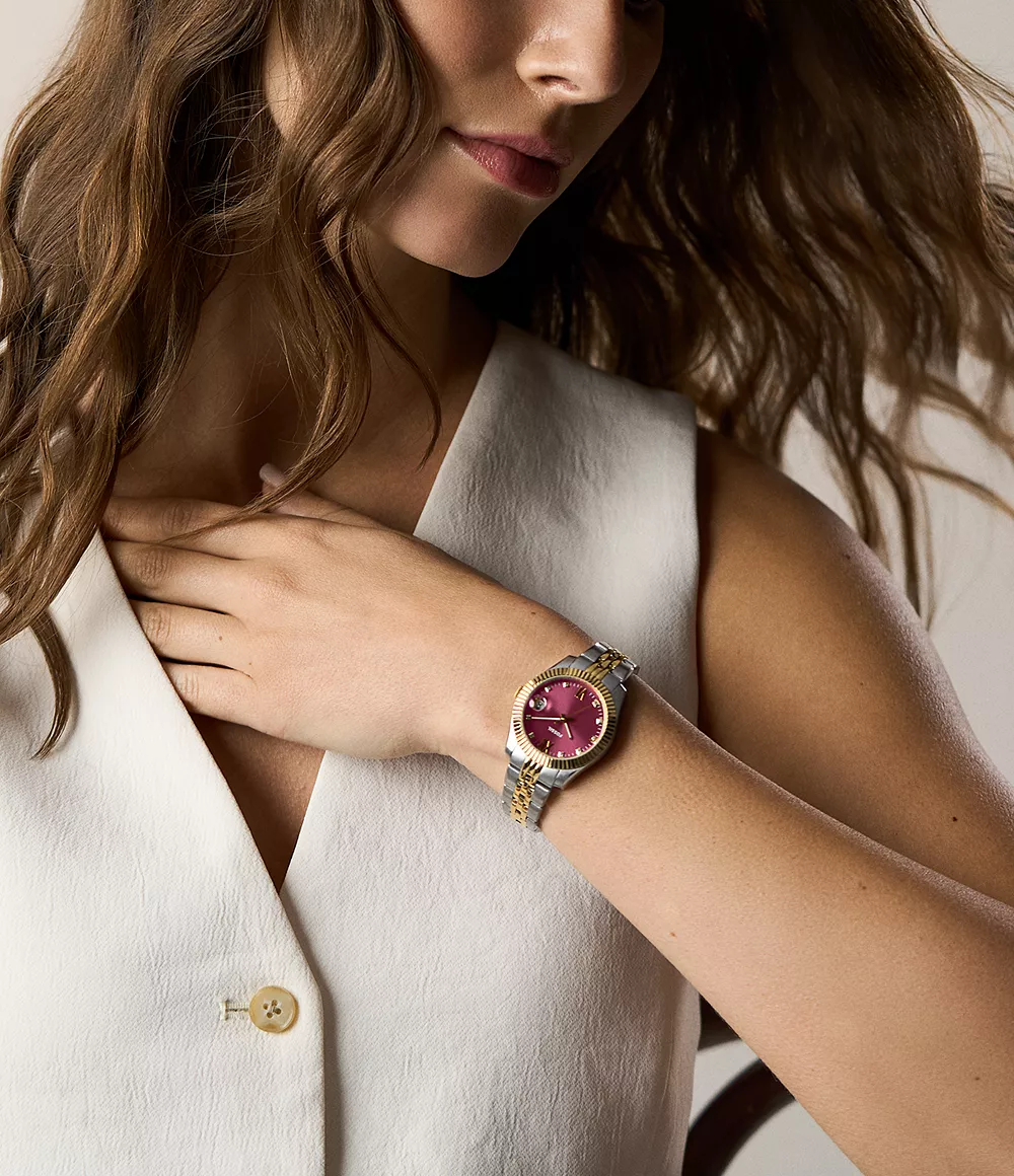 Čehajjić Visoko Fossil Scarlette ES5461 two-tone ženski sat na ruci