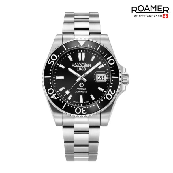 Roamer Premier 986983 41 85 20 muški automatski sat srebreni nehrđajući čelik 20 ATM