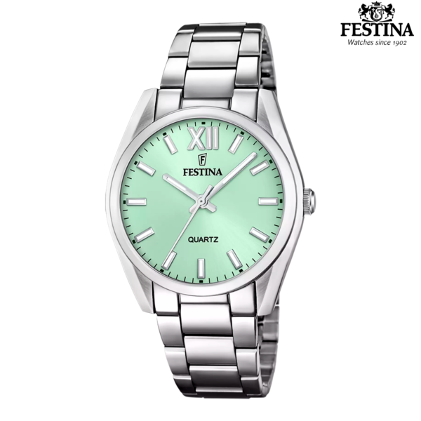 Festina F20622/7 ženski sat mint zeleni brojčanik srebreni nehrđajući čelik