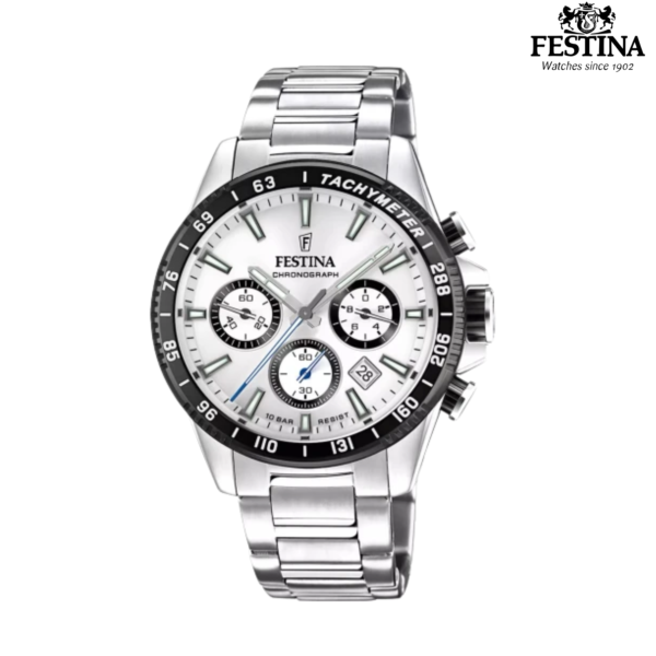 Festina Chronograph [ŠIFRA] muški sportski sat sa panda brojčanikom Image Title: Festina Chronograph [ŠIFRA]