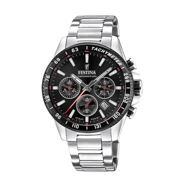 Festina Chronograph F20560/6 muški sportski sat crni brojčanik