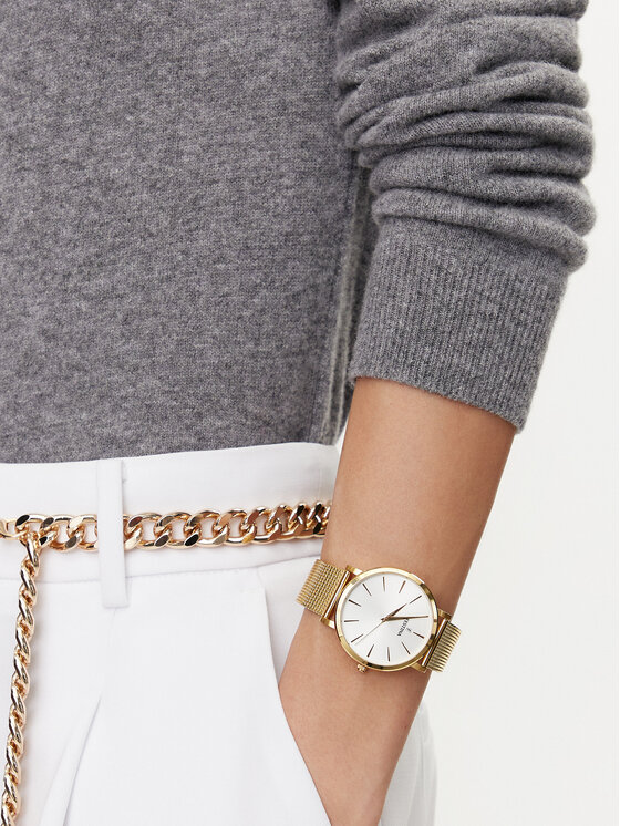Festina Boyfriend F20476/1 ženski sat svijetli brojčanik zlatna milanese narukvica