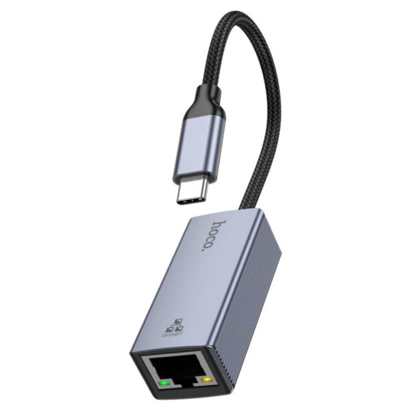 Hoco-UA37-mrezni-adapter-usb-c-na-rj45-gigabit-ethernet-aluminijumski