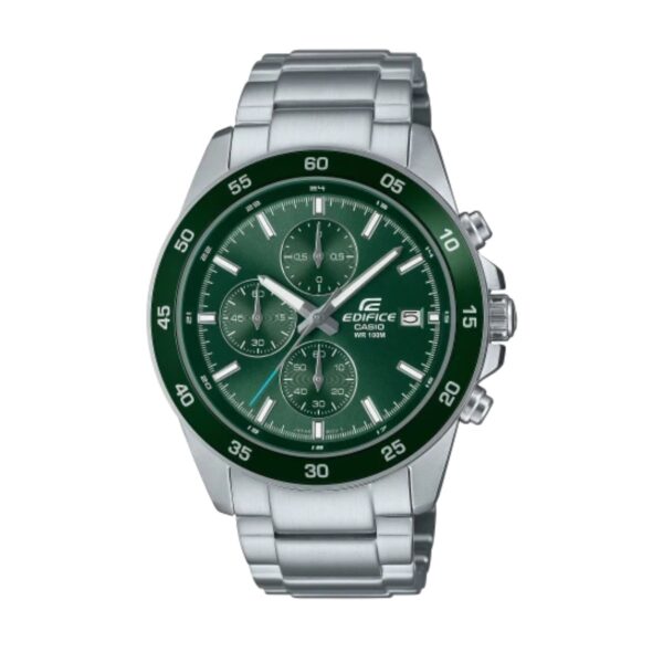 Casio Edifice EFR-526D-3AVUEF zeleni brojčanik srebreni čelik sat muški