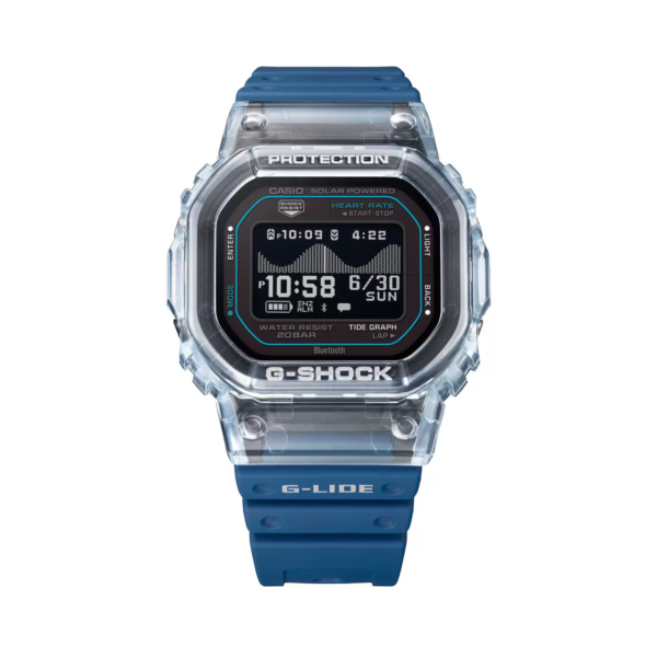 Casio G-Shock GBX-H5600-2ER sportski sat MIP ekran prozirno kućište plava narukvica muški sat