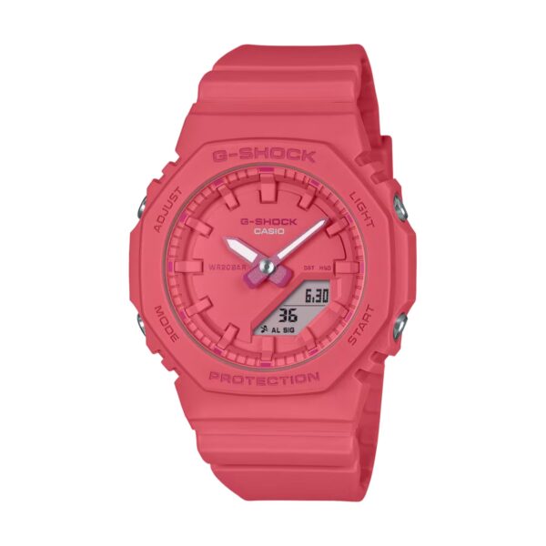 Casio G-Shock GMA-P2100-4A roza kućište i brojčanik roza narukvica ženski sat