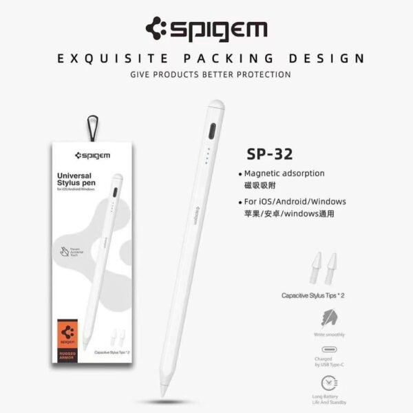 Spigem-SP-32-univerzalna-pametna-olovka-stylus-pen-bijela