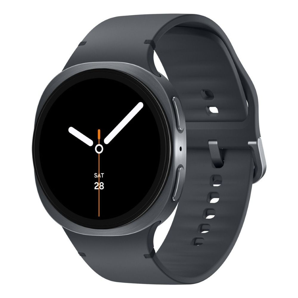 Pametni sat Samsung Watch 8 veličine 40mm sa crnom narukvicom i analognim prikazom vremena