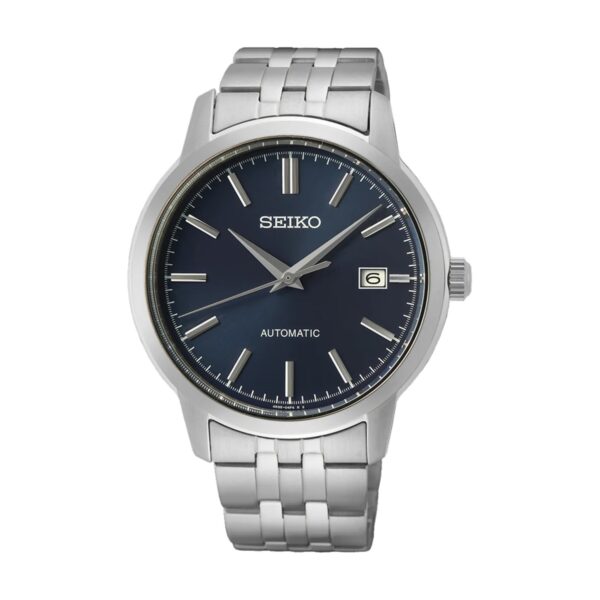 Seiko Automatic SRPH87K1 srebreno kućište plavi brojčanik metalna narukvica muški sat